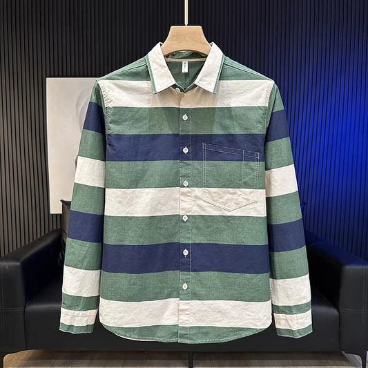 Emerald Horizon Crest Shirt