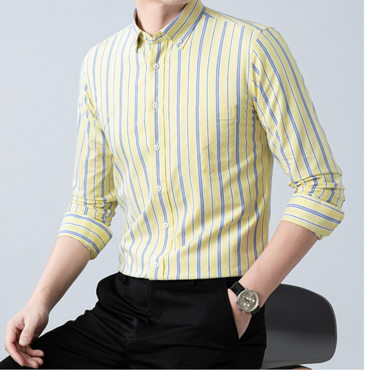 LemonRay Stripe Formal Shirt