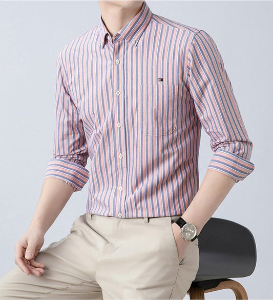 Roselight Crest Stripe Shirt
