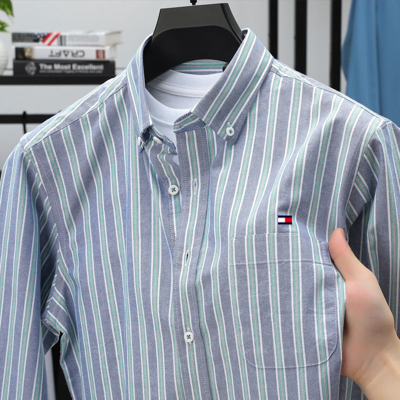 AzureEdge Stripe Formal Shirt